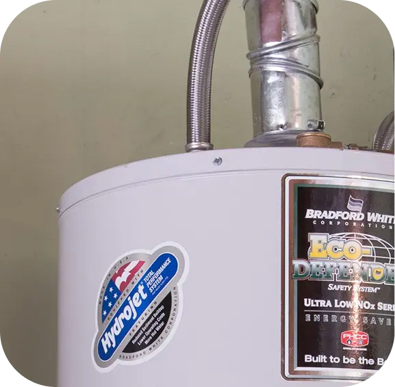 A domestic water heater